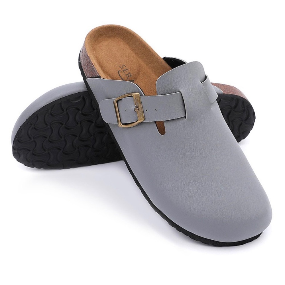 Seranoma- Women’s Gray Clog Shoes